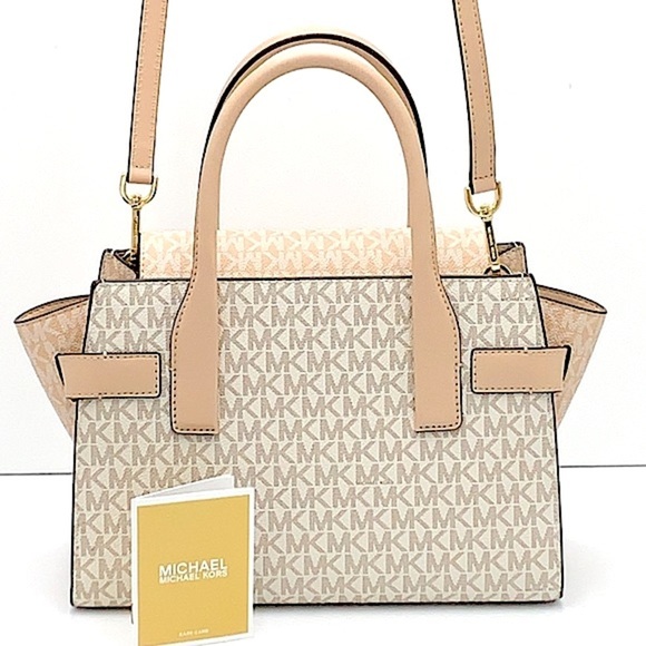 MICHAEL KORS
Carmen Medium Color-Block Logo Satchel color Buff Multi - Picture 4 of 16